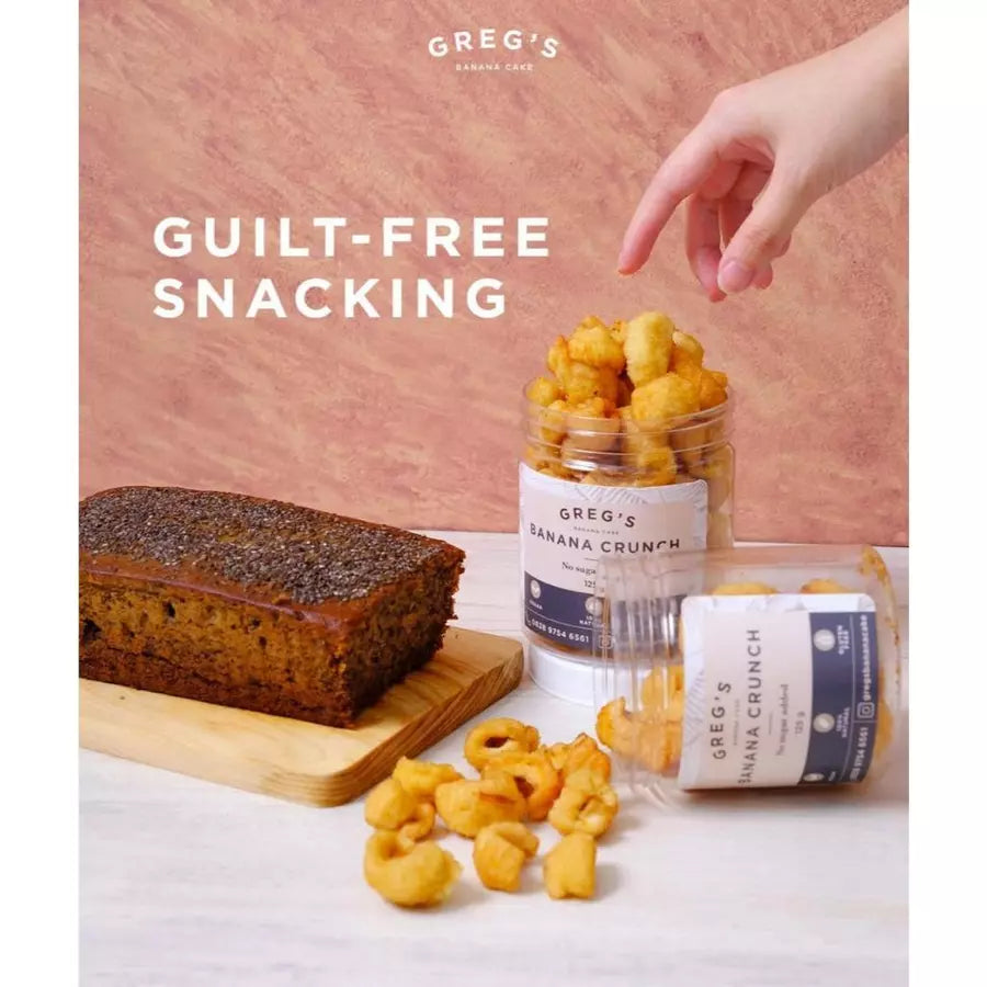 Greg’s Banana Crunch 250G Snack Pack