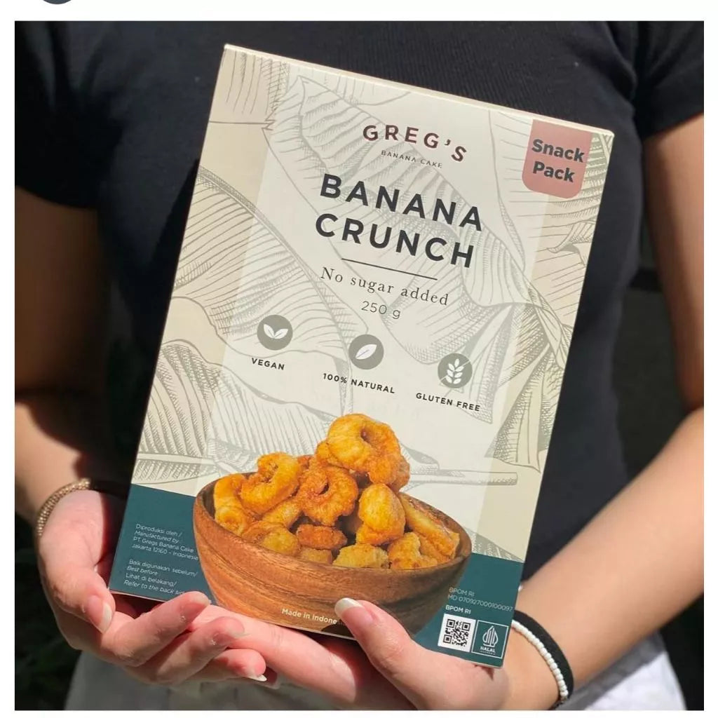 Greg’s Banana Crunch 250G Snack Pack