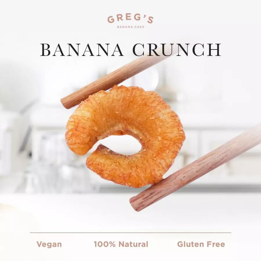 Greg’s Banana Crunch 140G Toples Jar