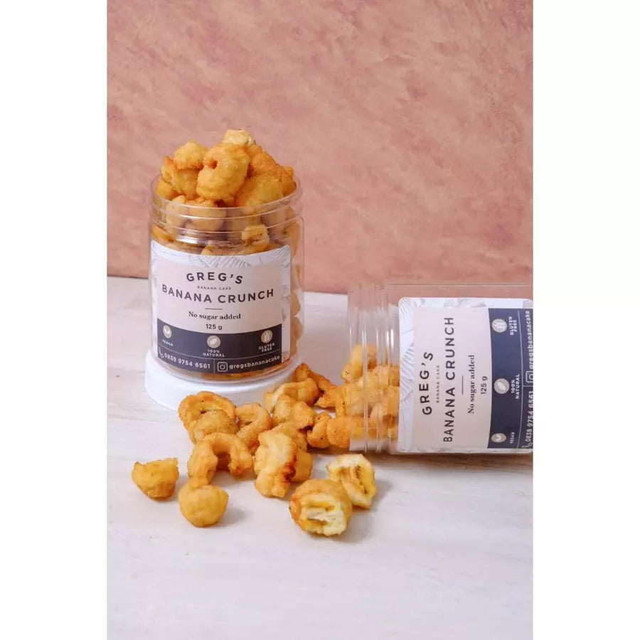 Greg’s Banana Crunch 140G Toples Jar