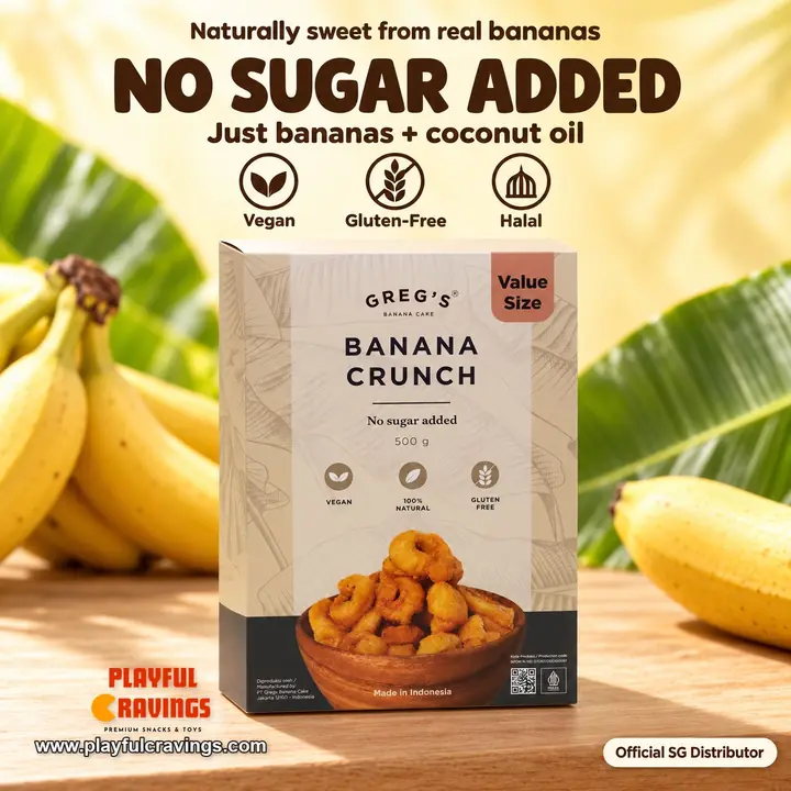 Greg's Banana Crunch Value Pack (500g)
